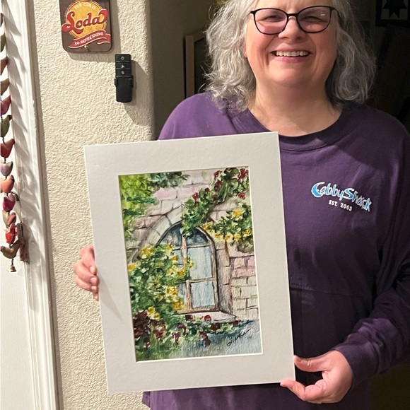 Castle Window, matted print of original watercolor by myself 10” x 13”

$75 - Picture 2 of 2